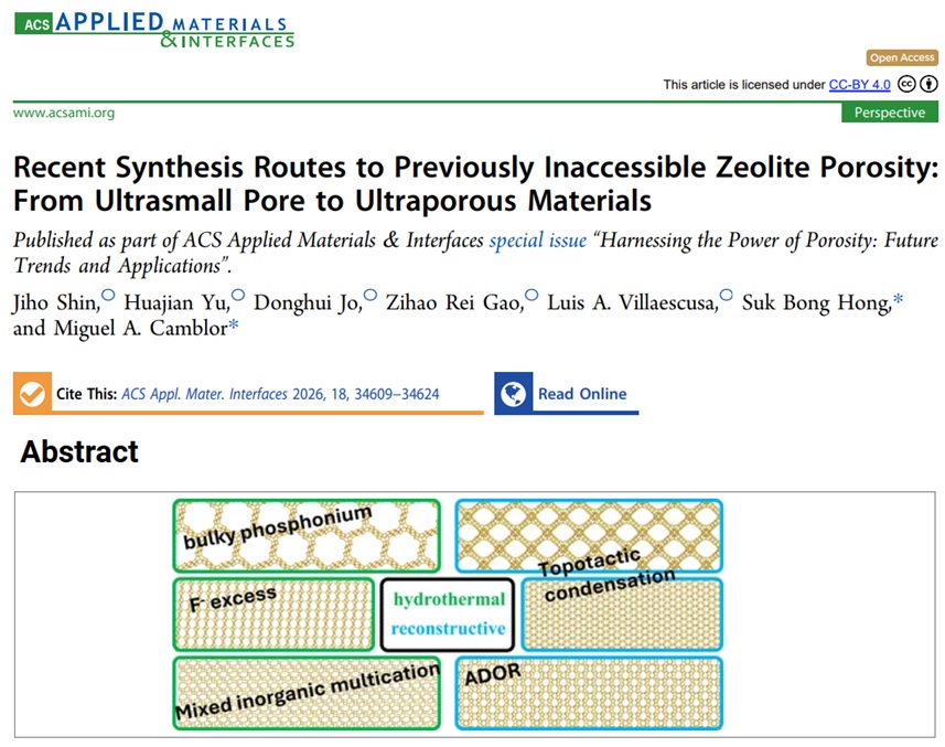 Paper Recent Synthesis Routes to Previously Inaccessible Zeolite Porosity: From Ultra-Small Pore to Ultra-Porous Materials